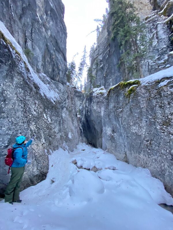 Pleckaitis Canyon, Alberta. Image © PlanetSKI